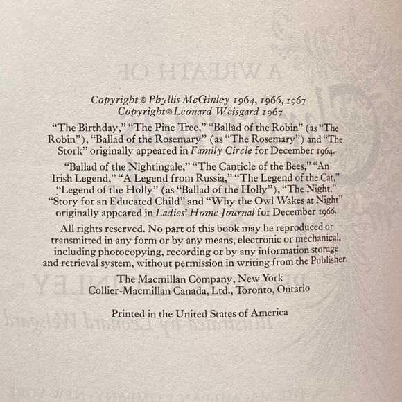 A Wreath of Christmas Legends Holiday Book Illustrated Snowflake Bethlehem - Picture 9 of 13